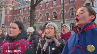 Greta Thunberg detenida por la Policía en una protesta en Oslo