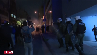 Huelgas y protestas en Grecia tras la colisión de dos trenes