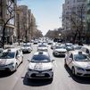 Los taxistas de Madrid se manifiestan contra el nuevo reglamento del sector