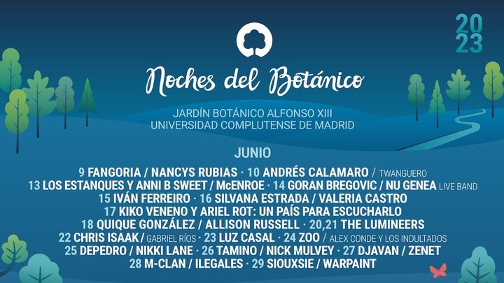 Cartel / NOCHES DEL BOTÁNICO