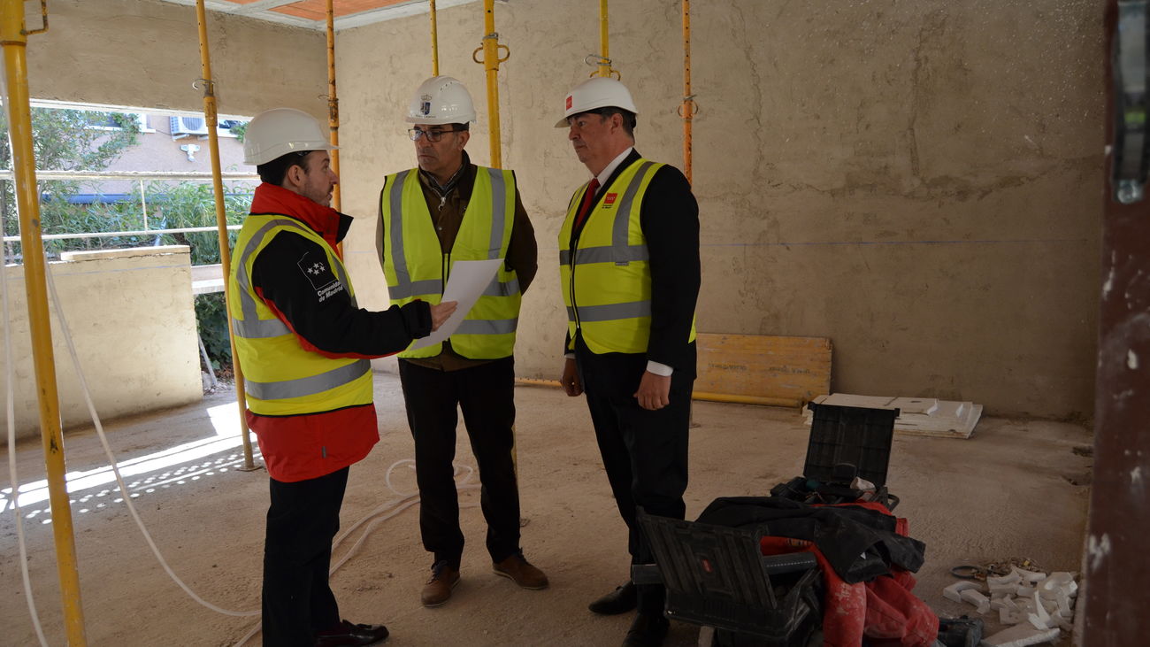 Visita a las obras de la escuela infantil La Candelaria de Ajalvir