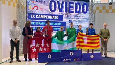 Madrid, subcampeón de natación de España alevín por autonomías