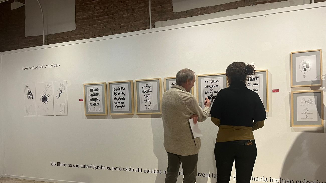 La exposición sobre la autora Nùria Pompeia, en Alcalá de Henares