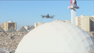 Un dron para vigilar La Vaguada