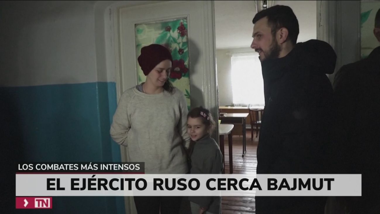 El ejército ruso cerca Bajmut