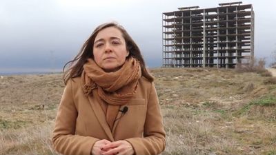 Comienza en Ciempozuelos el desmantelamiento del edificio de viviendas conocido como el 'esqueleto'