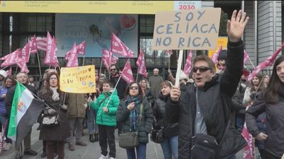 Los celiacos se manifiestan para reclamar ayudas directas para comprar productos específicos