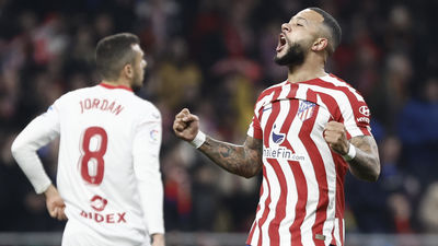 6-1. El Atlético aplasta al Sevilla y regresa al podio