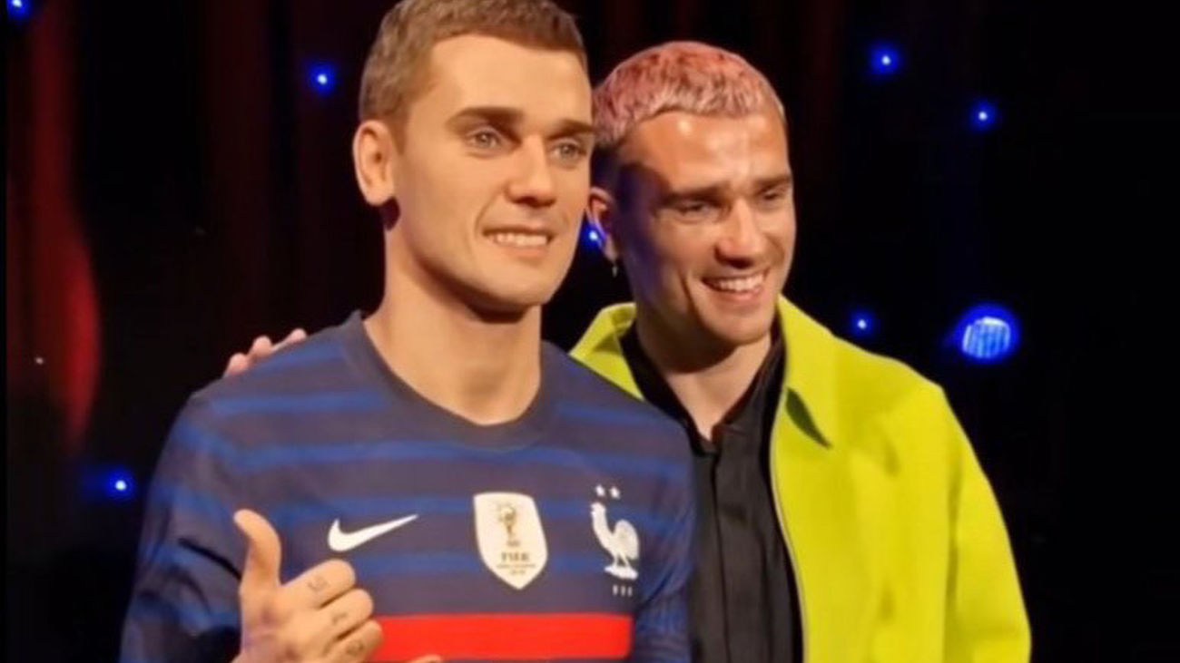 Griezmann tiene ya su figura en el museo de cera de París