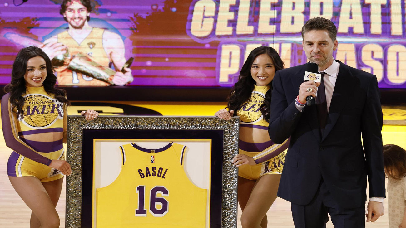 Pau Gasol alcanza la gloria eterna con los Lakers