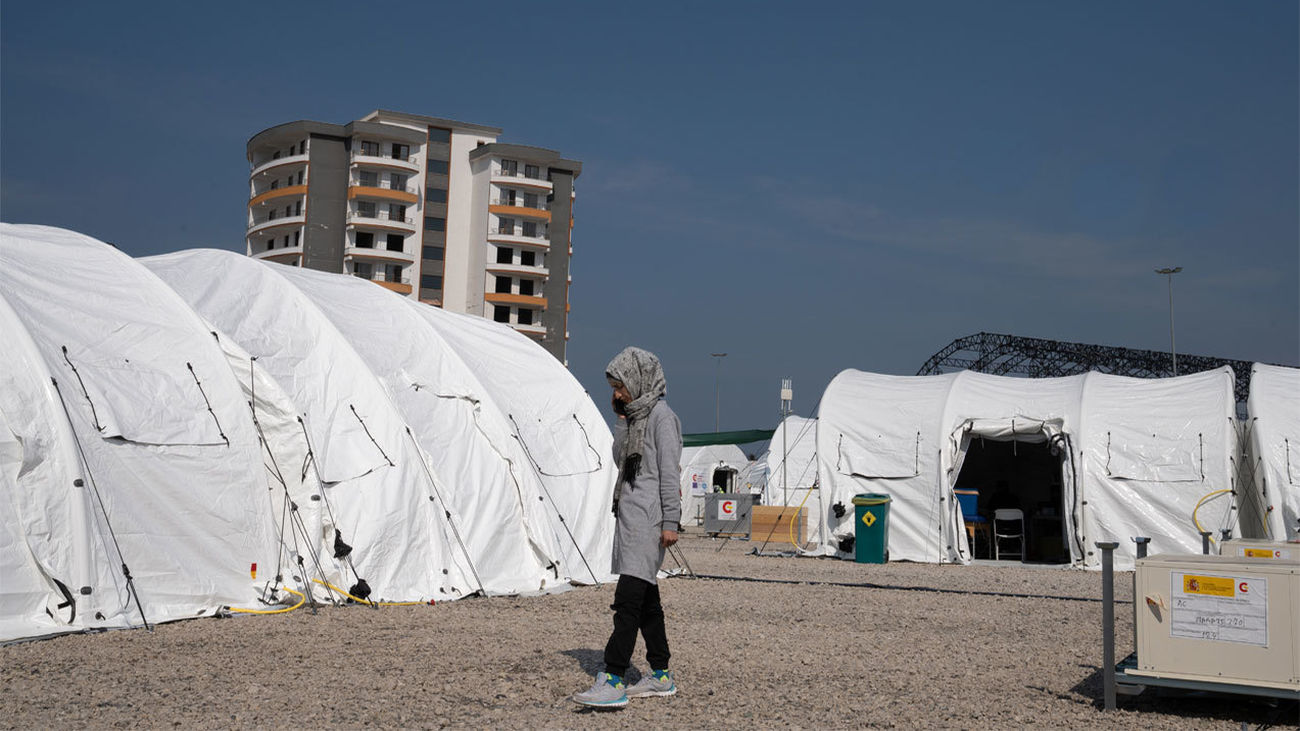 Hospital de campaña de AECID en  Iskenderun, Turquía