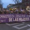 Gritos de Montero dimisión en la manifestación del Movimiento Feminista de Madrid