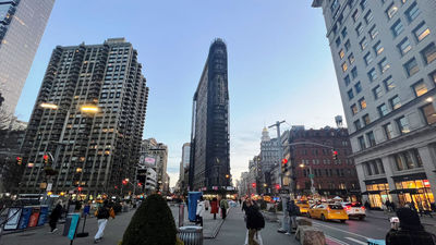 Sale a subasta el Flatiron, el emblemático rascacielos de Nueva York