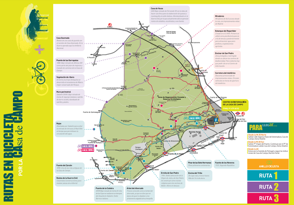 Rutas en bicicleta por la Casa de Campo / AYUNTAMIENTO DE MADRID
