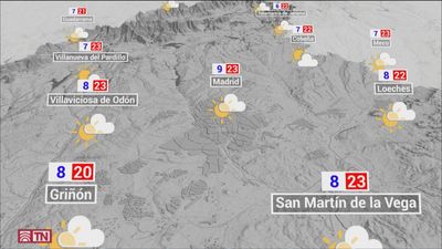 El tiempo en Madrid este domingo: Temperaturas de hasta 24 grados en la región