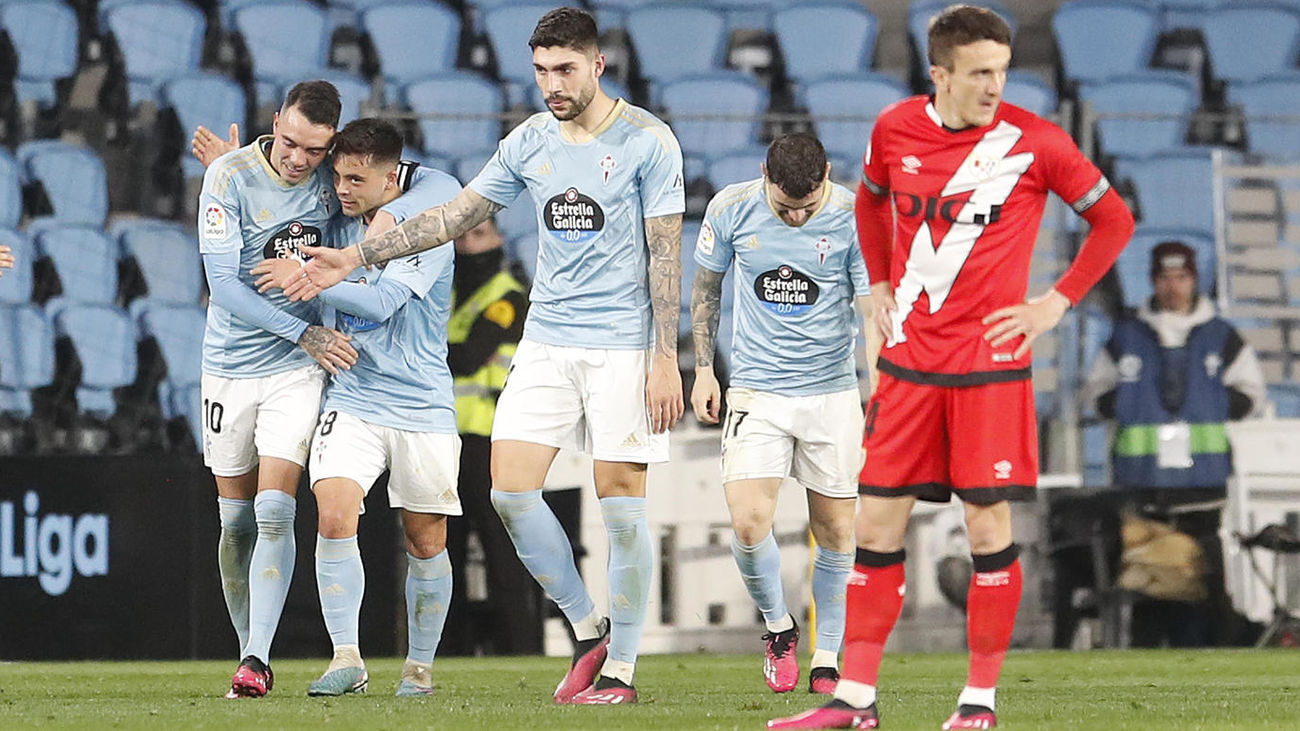 El Rayo Vallecano  alarga su racha negativa  tras perder 3-0 con el Celta