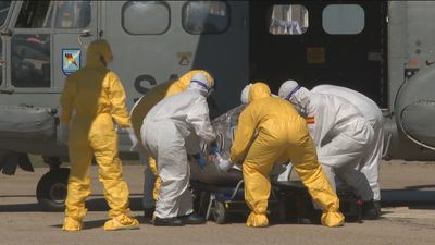 El Gómez Ulla, escenario de un simulacro de traslado de enfermos con Ébola