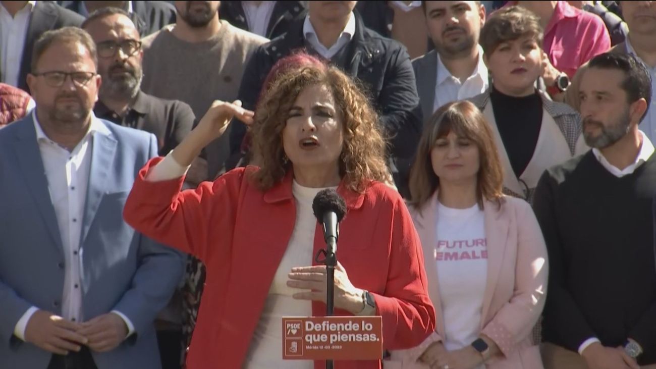 La vicesecretaria general del PSOE, María Jesús Montero,