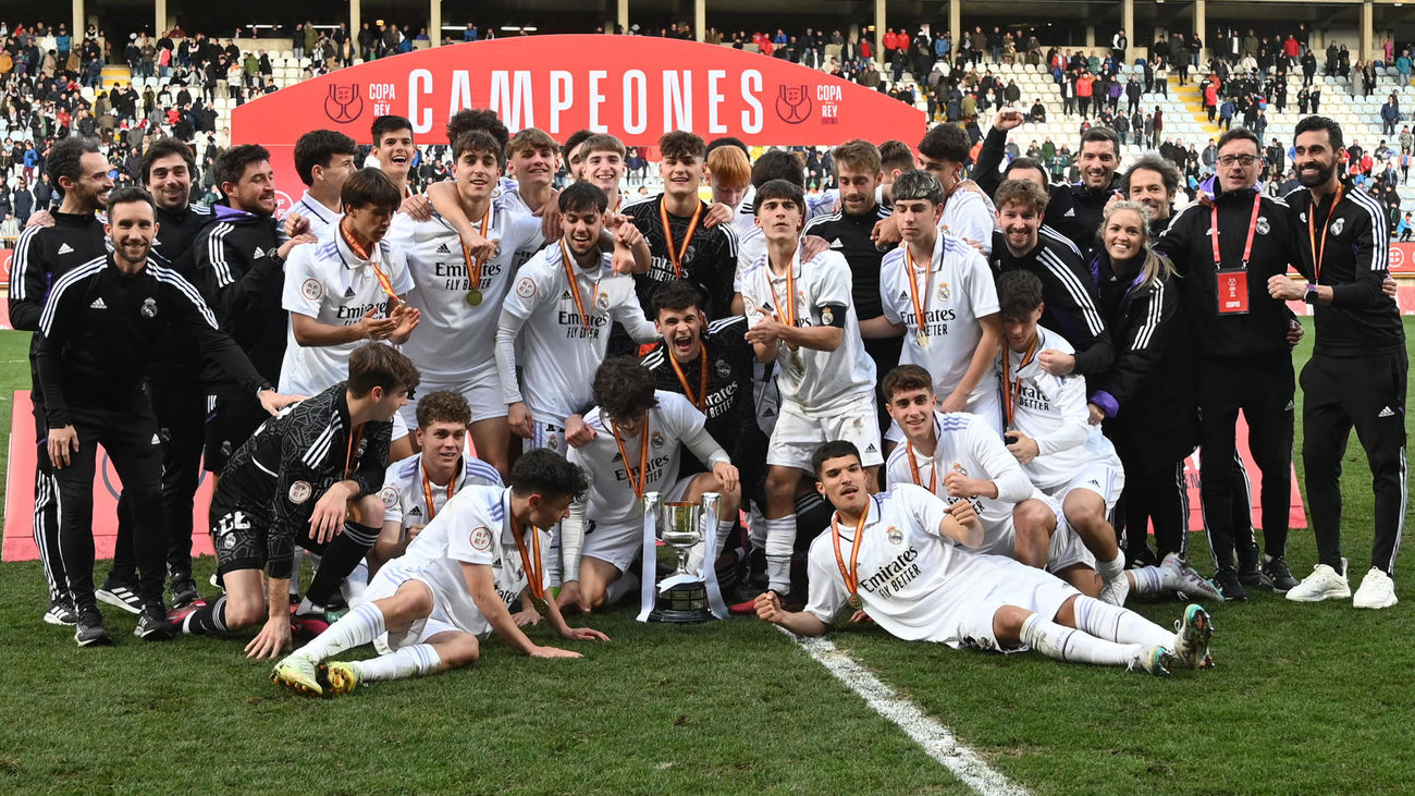 El Real Madrid juvenil revalida el título de Copa del Rey  en una temporada inmaculada