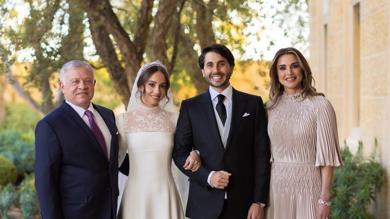This was the spectacular wedding of Princess Iman, daughter of Rania of Jordan