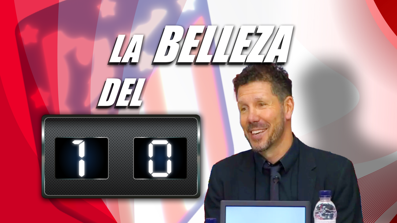 Simeone: "Veo últimamente que se valora ese 1-0 para otros equipos, y eso me pone contento"