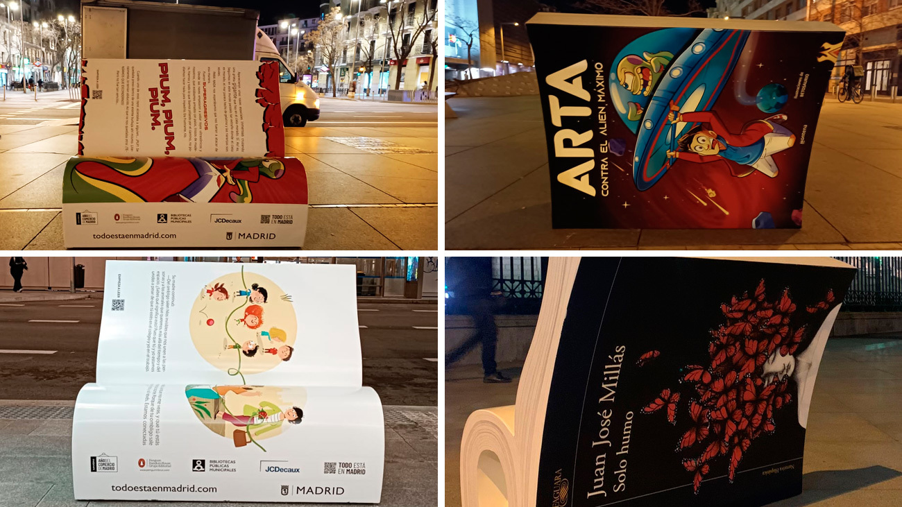 Campaña del Ayuntamiento de Madrid para fomentar la lectura