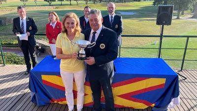 Macarena Campomanes, subcampeona senior de España de golf