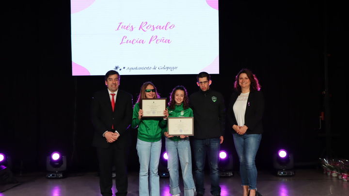 Inés Rosado y Lucía Peña / @AytoGalapagar