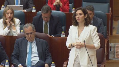 Ayuso: "Sr. Lobato, hasta que no enseñe las facturas del Ramsés no está usted para hablar de gasto público"