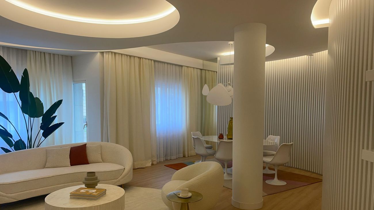 “Surfeando” las paredes de una vivienda en la calle Ortega y Gasset