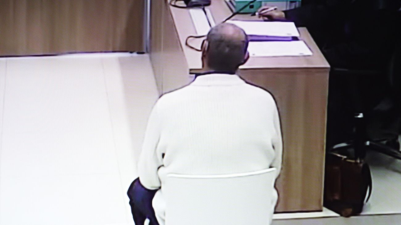 El acusado Francisco Javier Almeida por el asesinato de Alex durante un juicio