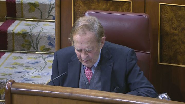 El candidato de Vox, Ramón Tamames / TELEMADRID