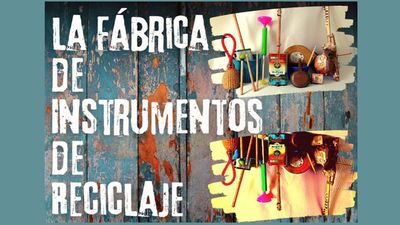 Música para la Tierra con instrumentos reciclados en Alpedrete