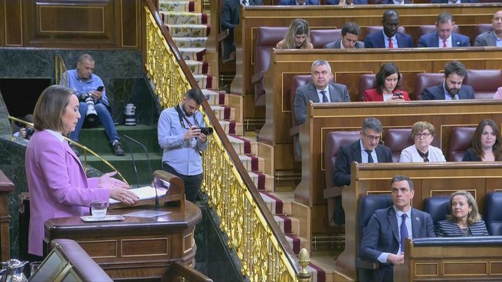 La portavoz del PP, Cuca Gamarra / TELEMADRID