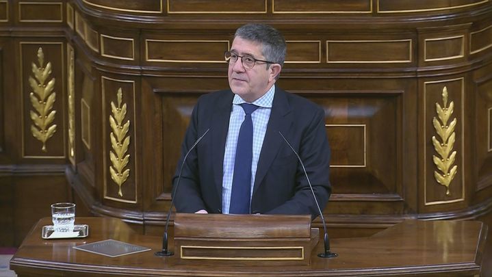 El portavoz del PSOE, Patxi López / TELEMADRID