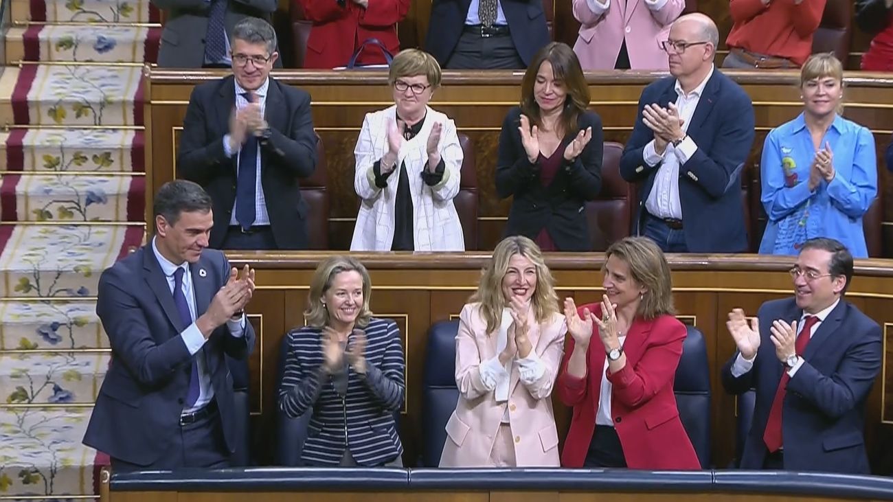 El Congreso rechaza la moción de censura presentada por Vox contra Sánchez