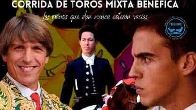 El Cordobés, Gonzalo Caballero y Leonardo Hernández, torean a beneficio del Banco de Alimentos