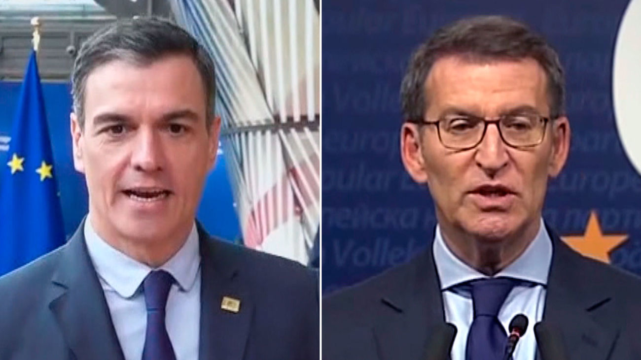 Sánchez y Feijóo también discrepan en Bruselas
