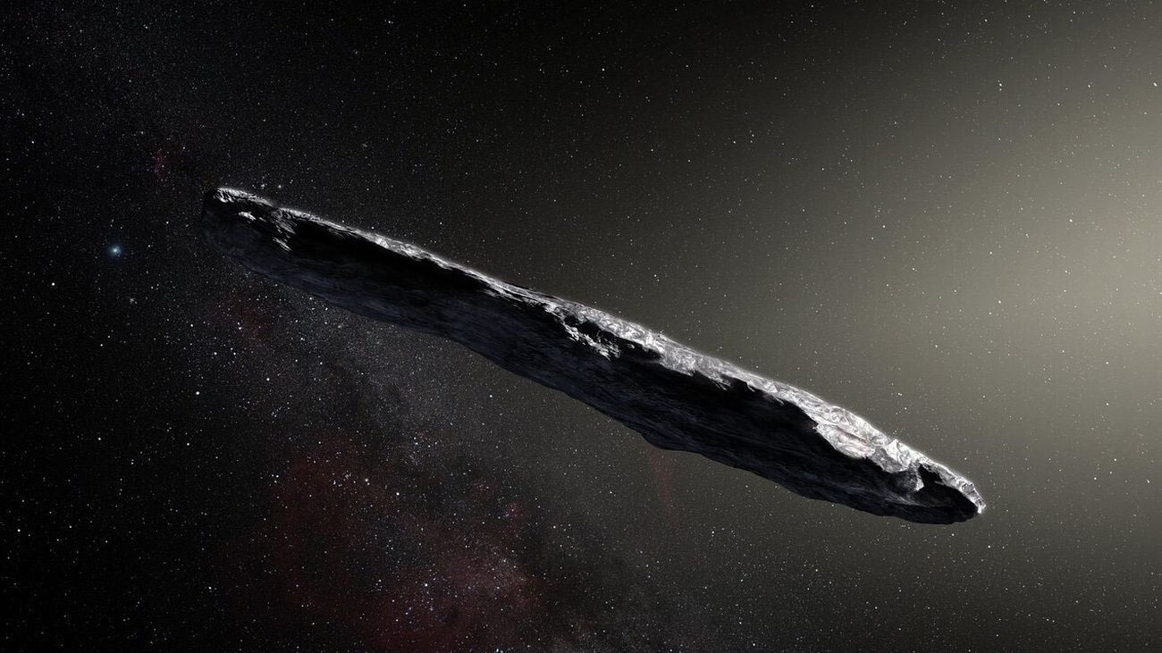 Concepto artístico de 'Oumuamua'