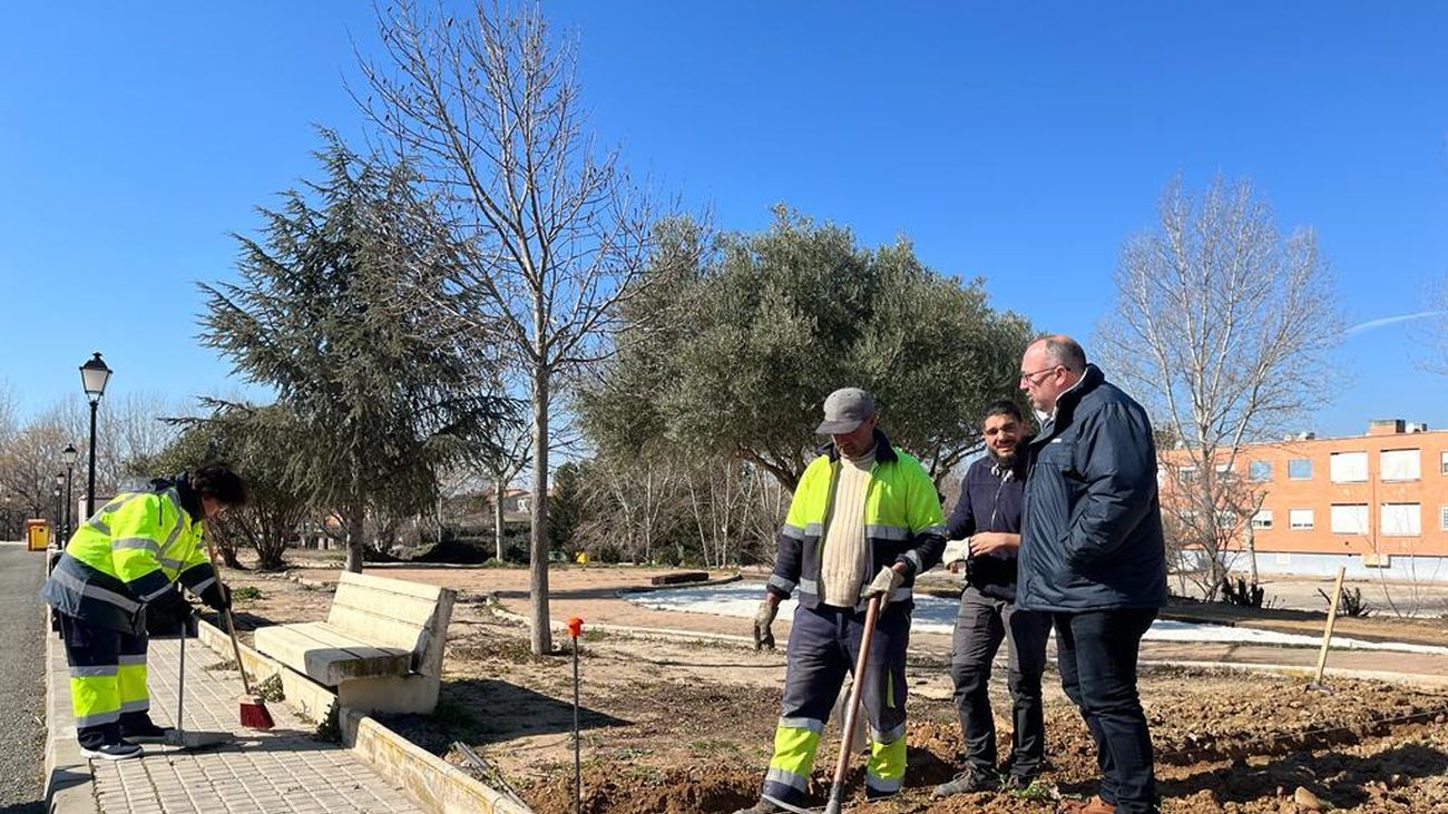 Visita a las obras de Parque Europa de Valdetorres de Jarama