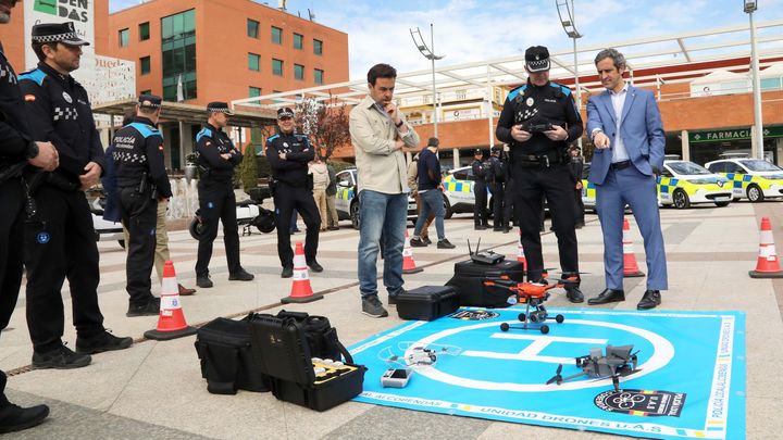 Drones de la Policía Local de Alcobendas / @Alcobendas_ayto
