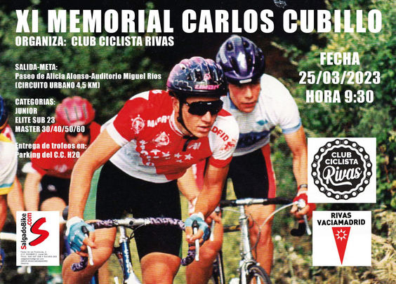 Cartel del Memorial Carlos Cubillo / FMCICLISMO