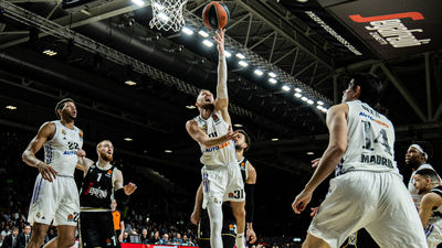 El Real Madrid deprime al Virtus Bolonia a base de triples, 79-96