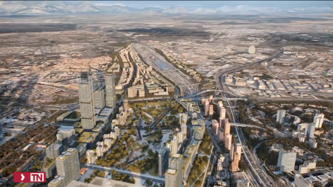 Madrid Nuevo Norte tendrá un gran parque y ocho rascacielos más