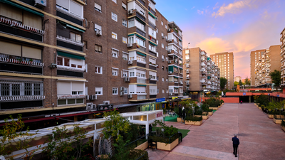Las lonjas de Moratalaz, un clásico del terraceo en Madrid