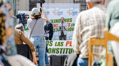 Concentración en Madrid para que las pensiones queden blindadas por la Constitución