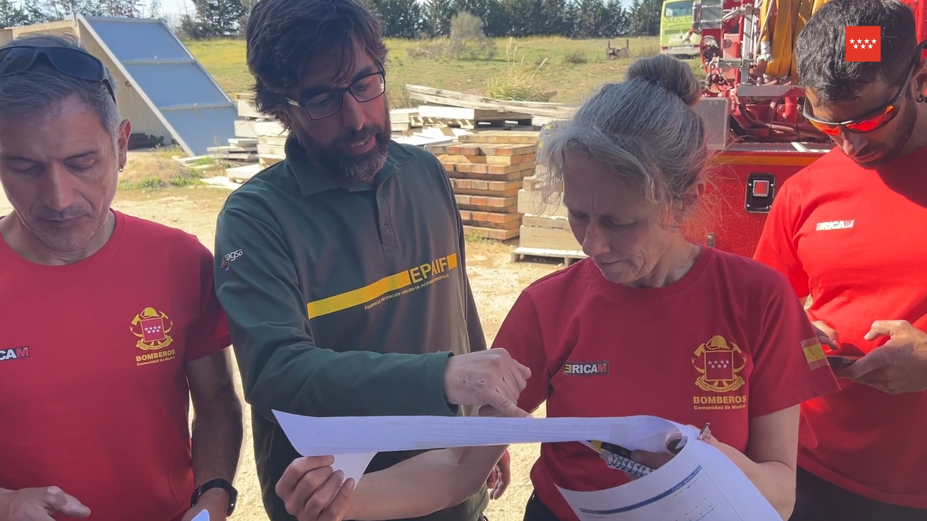 Madrid envía el ERICAM para ayudar en la extinción del incendio de Castellón