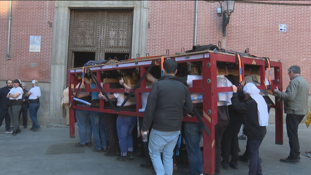 Último ensayo del paso de Jesús del Gran Poder