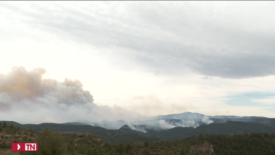 Una situación crítica deja paso a un mejor pronóstico para el incendio en Castellón