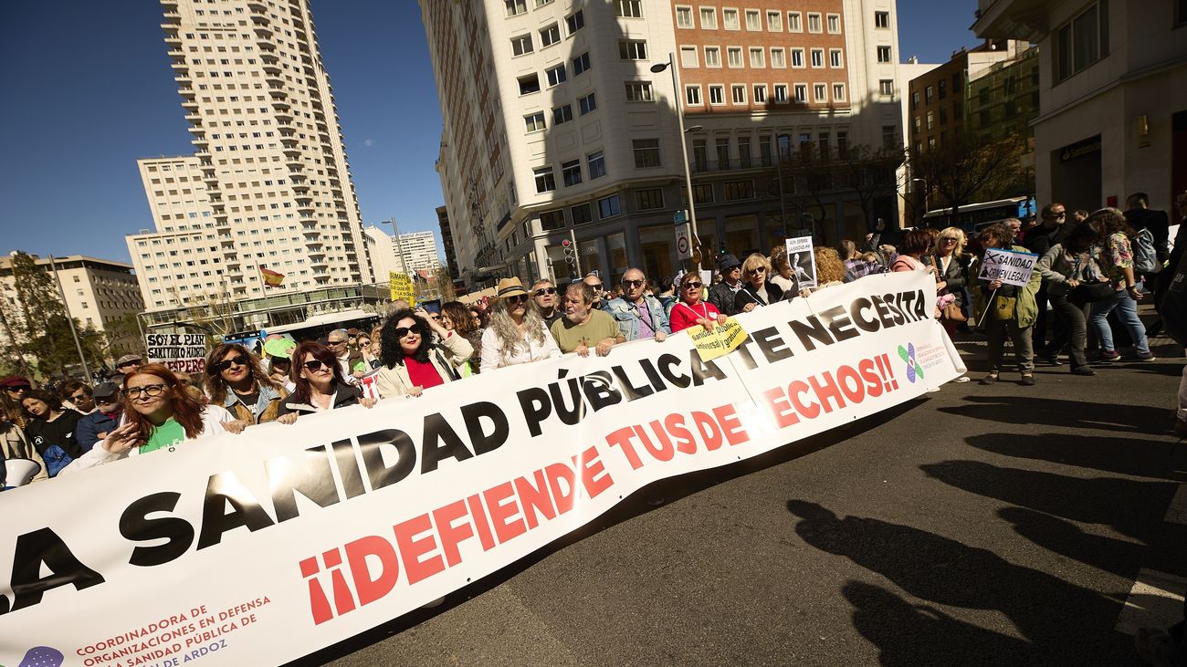 Nueva marcha en Madrid para reclamar una "Sanidad Pública y de calidad"